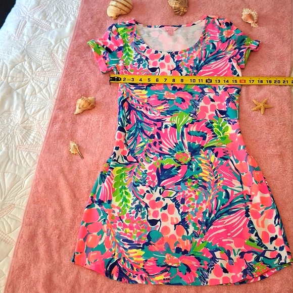 Lilly Pulitzer Dress- Tammy Dress Gumbo Limbo EUC Size XS - Picture 5 of 11